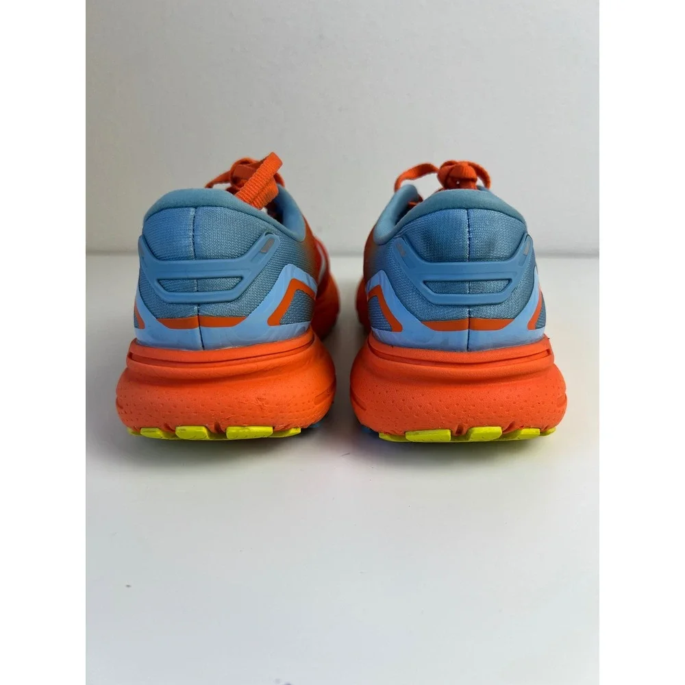 Brooks Ghost 15 Men's US 7 Orange Blue Road Running Walking Shoes Sneakers